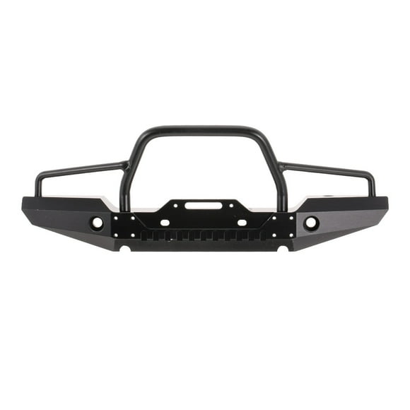 Metal Front Bumper with 2 LED Light Lamp for Traxxas TRX-4 SCX10II 90046 1/10 RC