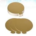 thumbnail image 1 of HINTRMENT Cercle à Gâteau 8x3.1 Po Papier pour Planches de Gâteau Mousse Dorée 200 Pcs, 1 of 7