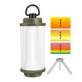 thumbnail image 2 of Linterna portátil retro para acampar al aire libre que cuelga la luz de la tienda de campaña de emergencia (verde militar) Likrtyny Para Estrenar, 2 of 9