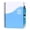 Light Blue, variant on Spiral Notebooks with Pen Set, Small Notebook with Pen, 70 Sheets/140 Pages Lined Small Pocket Notebook and Pen Set Bulk Journals for Business Office, 1 Pcs, 7.08x5.9"