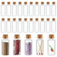 thumbnail image 1 of Frascos de vidrio Patelai, paquete de 24 minibotellas de pociones de 40 ml con corcho, 1 of 6
