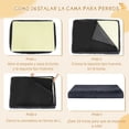 thumbnail image 4 of Cama para Perro Grandes, Cama Ortopédica para Perros con Almohadillas para Orejas Extraíbles y Parte Inferior Antideslizante, Adecuado para Casa para Perro, Baúles de Automóviles, Pisos y Sofás, 4 of 7