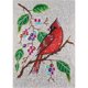 thumbnail image 1 of Cuadros Decorativos Pintura de diamante de taladro completo DIY de pájaro rojo de cristal de forma especial Likrtyny embutido en tela, 1 of 9
