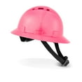thumbnail image 2 of ProtectX Full Brim Hard Hats Vented Construction Helmets OSHA Approved Safety Hardhats 6-Point Suspension Cascos De Construccion Pink, 2 of 6
