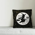 thumbnail image 2 of Creative Products Witch on Broom 16x16 Indoor / Outdoor Pillow, 2 of 2