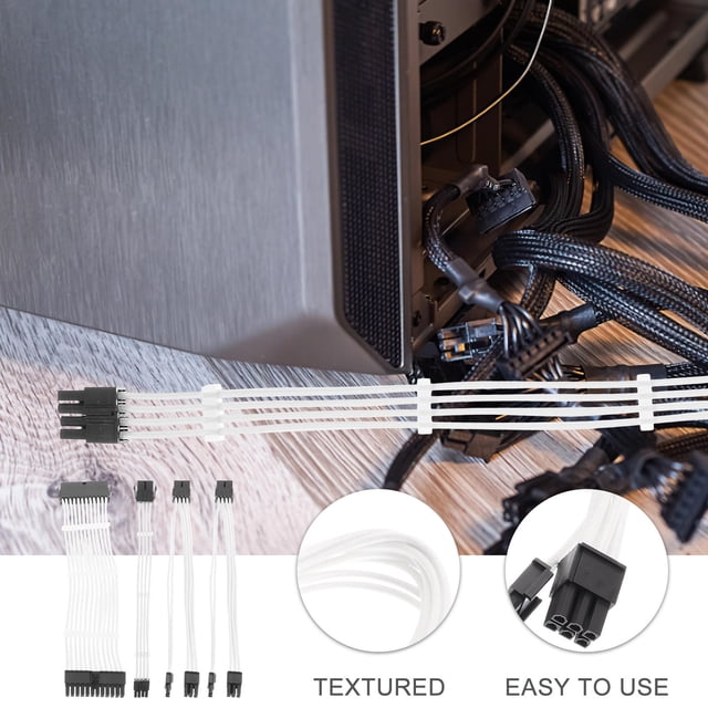 Raindrops 1Jgo Cables De Extensión Para GPU Y Madre Con Cableado En Cobre Estable