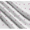 thumbnail image 3 of Soimoi White Cotton Cambric Fabric Cherry & Dots Printed Fabric 1 Yard 56 Inch Wide, 3 of 7