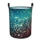 thumbnail image 1 of Fotbe Colorful Rainbow Glitter Cesto de Ropa con Asas, Cesto Impermeable de Gran Capacidad, Bolsa de Lavado para Dormitorio, Cesto de Ropa con Ruedas y Asas-Medium, 1 of 6
