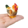 thumbnail image 6 of LAMIRO Brown Hen - Farm Animal Figurine Handmade Miniature Wooden Chicken Bird Art Mini Carved Ornament Small Collectible, 6 of 7