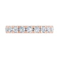 thumbnail image 3 of 1 Carat Diaamond Wedding Band Ring in 14K Rose Gold (Ring Size 5.5), 3 of 5