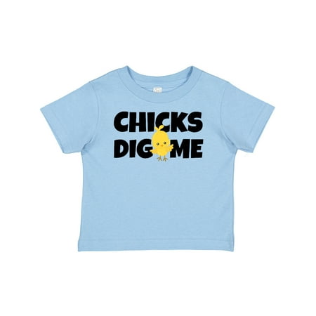 

Inktastic Chicks Dig Me Gift Baby Boy T-Shirt