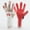 Red, variant on Goalkeeper Gloves Match Latex Palm, Breathable Comfortable Soccer Goalie Gloves for Youth & Adult, No Finger Protection, Training Game Use
