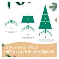 thumbnail image 5 of CZMDZH 7ft Artificial Christmas Tree, Automatic Unfold PE/PVC Xmas Tree with Easy Setup, Full Size Holiday Decor for Home, Office, & Family Celebration, 5 of 6