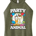 thumbnail image 3 of Garfield - Party Animal - Juniors High Neck Tank Top, 3 of 5