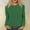 Green, variant on Simua Women Long Sleeve T Shirts Crewneck Basic Casual Slim Fitted Knit Tops 2024 Casual Undershirts Tee Yellow,XL