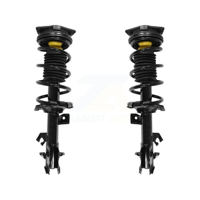Transit Auto Front Complete Suspension Shocks Strut and Coil Spring Mount Assemblies Kit for Car Nissan Versa Cube - Left Right Side (Driver Passenger) K78A-100114