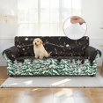 thumbnail image 4 of XYZCANDO Christmas Tree Stretch Armchair Sofa Slipcover 1 Piece Sofa Cover 1 Seater Soft Couch Cover Washable Furniture Covers, 4 of 6