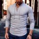 thumbnail image 1 of Ceisia Men's Gradient Printed Casual Elastic Sports Round Neck Active Top Gift, 1 of 7
