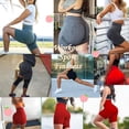 thumbnail image 6 of Womens Yoga Shorts Leggings High Waist Tummy Control Butt Lifting Seamless Pants Scrunch Booty, 6 of 6