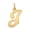 Yellow, variant on 14k Yellow Gold Polished Fancy Initial J Charm