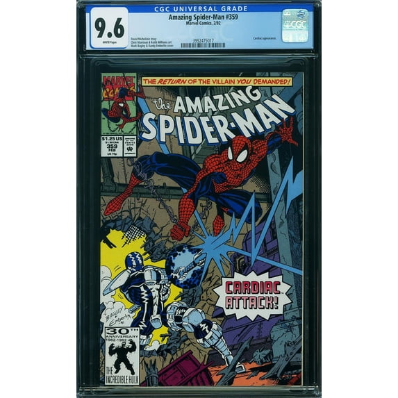 Amazing Spider-Man #359 - CGC 9.6 Comic Book