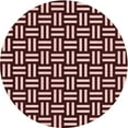 thumbnail image 1 of Ahgly Company Tapis Rond Lavable en Machine Intérieur Transitionnel Rose Marguerite, 7 Pieds Rond, 1 of 7