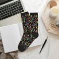 thumbnail image 6 of KLL Colorful Geometric Figures Print Cool Socks Men's Women's Crew Socks Funny Crazy Novelty Stockings, 6 of 7