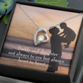 thumbnail image 3 of To My Daughter Heart to Heart From Dad Forever Necklace w Message Card, 3 of 7