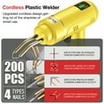 thumbnail image 2 of 200W Cordless USB Rechargeable Plastic Welder,Plastic Welding Kit with 400PCS Hot Staples for Car Bumper, 2 of 8