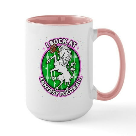 

CafePress - I Suck At Fantasy Footbal - 15 oz Ceramic Large Mug
