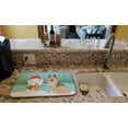thumbnail image 2 of German Shepherd and Snowman Christmas Dish Drying Mat, 2 of 2