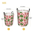 thumbnail image 3 of Bingfone Watermelon Waterproof Foldable Laundry Hamper Bucket with Handles for Storage Bin,Clothes Hamper (Small ), 3 of 6