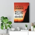 thumbnail image 5 of Needs to be Desire Motivational Inspirational Wall Decor for Home Office Gym Inspiring Success Quote Print Ready to Hang Wall Art Unframed, 5 of 9