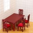 thumbnail image 4 of Silla de en miniatura Yotijar 1:12 accesorios comedor decoración bricolaje, 4 of 10
