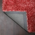 thumbnail image 4 of Rugsotic Carpets Hand Tufted Shag Polyester Eco-Friendly Area Rugs - 6'x9', Rectangle, Red White, Plain Solid Design, High Pile Handmade Anti Skid Rugs for Living Room, Bed Room K00111, 4 of 8