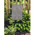 thumbnail image 2 of JSDART Pattern Abstract Striped Geometric Zigzag Black Graphic White Line Experimental Garden Flag Decorative Flag House Banner 28x40 inch, 2 of 2