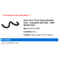 thumbnail image 2 of Valve Cover To Air Cleaner Breather Hose - Compatible with 2006 - 2008 INFINITI M35 2007, 2 of 2