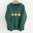 thumbnail image 2 of YueHuiYing Women's St Patricks Graphic Long Sleeved Top Irish Crewneck Hoodie Sweatshirt, 2 of 6