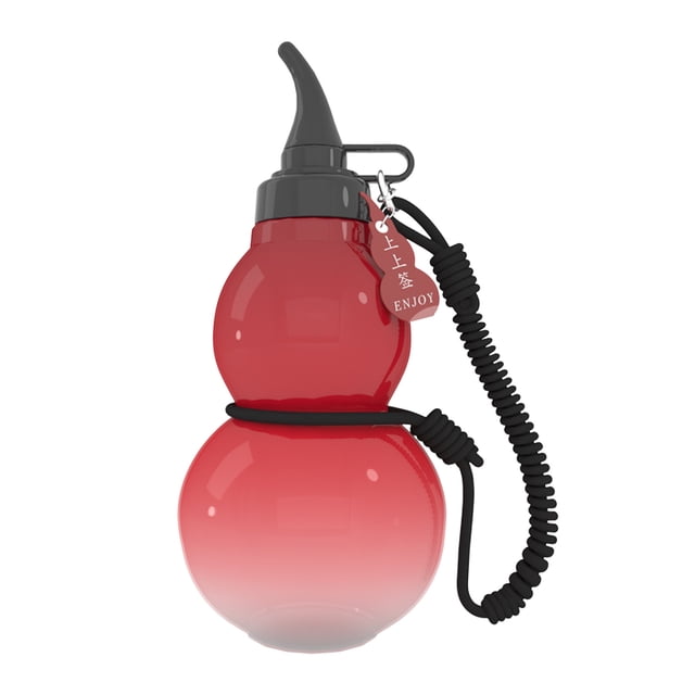 Gourd Water Bottle Chinese Retro Style Gourd Water Bottle 800ml Large Capacity Gourd Style Water Bottle Portable Water Bottle Gourd For Sports Travel And Fitn