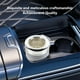 thumbnail image 4 of Cenicero de coche con luz ambiental deslumbrante suspendida y cubierta con luces LED., 4 of 5