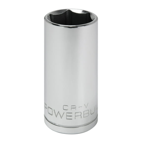 Powerbuilt 3/8 Inch Drive x 7/8 Inch 6 Point Deep Socket - 641208