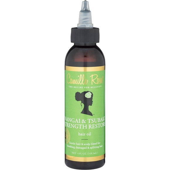 Camille Rose Huile Capillaire Restauratrice de Force Nangai et Tsubaki 4 fl oz