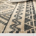 thumbnail image 4 of SAFAVIEH Kilim Jaylee Geometric Aztec Area Rug, Natural/Charcoal, 8' x 10', 4 of 9