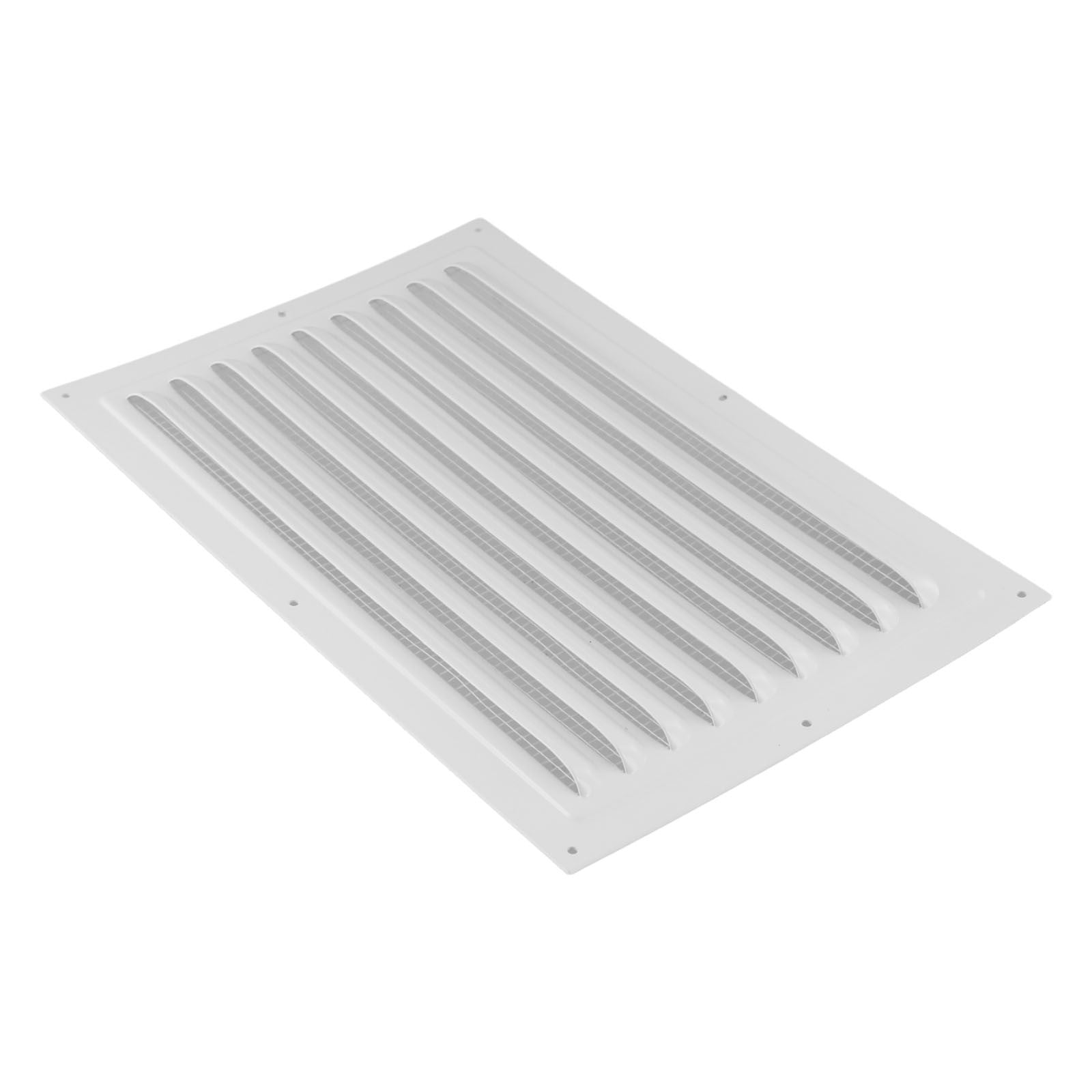 Metal Vent Cover Square Soffit Ventilation Louver Grille Cover with Mesh Vent 200X300mm