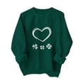 thumbnail image 1 of Chandail à Capuchon de la Saint-Patrick pour Enfants, Chandail Molletonné à Col Rond Imprimé à Manches Longues pour Garçons et Filles, Vert, avec Poche, pour Tenue Décontractée, 1 of 3