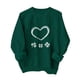 thumbnail image 1 of Sudadera sin capucha con estampado del Día de San Patricio, moderna y bonita, con cuello redondo y manga larga para niños y niñas. Blusa para niña., 1 of 2