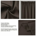 thumbnail image 4 of Coffee Color Door Curtains for Home - 54"x72" by Holzlrgus,1 Pcs, 4 of 6