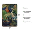 thumbnail image 2 of The White Horse (Le Cheval Blanc) - From an Original Color Painting by Paul Gauguin c.1898 - 8 x 12 inch Vintage Wood Art Sign, 2 of 4