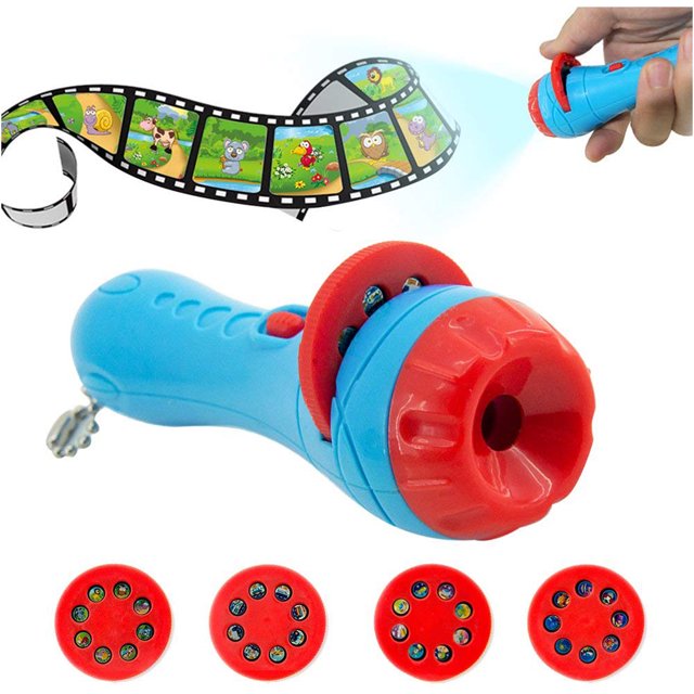 Slide Kids Story Linterna Diapositiva Proyector De Juguete Proyector Slide Baby Sleeping Educación Temprana Toy Kids Holiday Birthday Gift