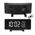 thumbnail image 3 of Horloge Numérique, Design Ergonomique Horloges de Projection 5V 100Ma Sortie USB pour la Maison, 3 of 8